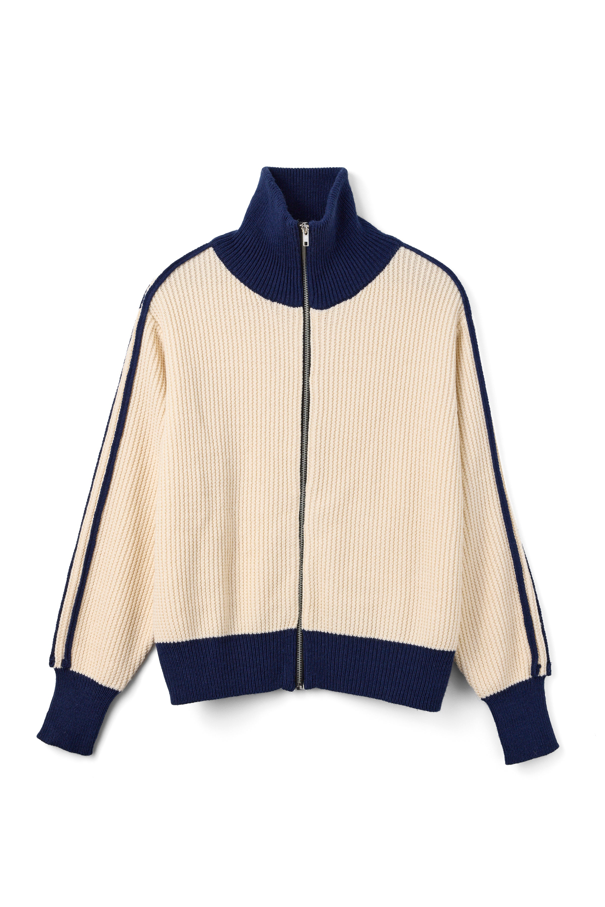 Track Knit Jacket（IVORY）