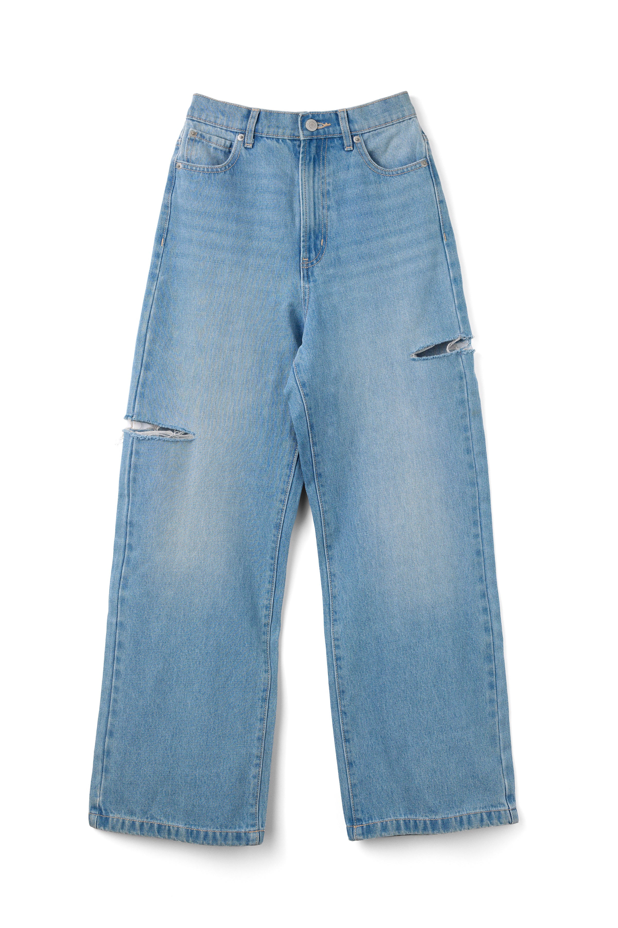 Damage Denim Pants（BLUE）