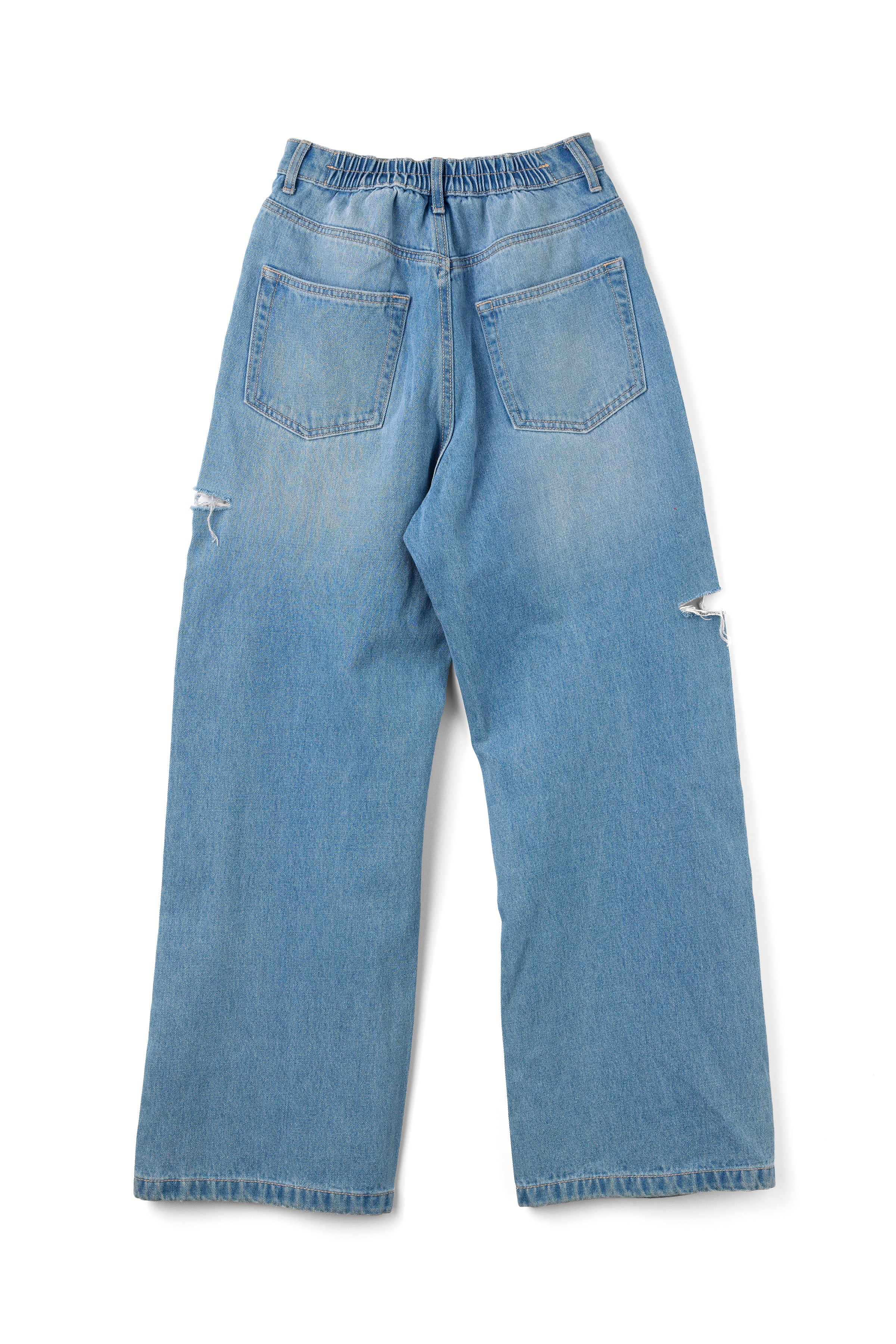 Damage Denim Pants（BLUE）