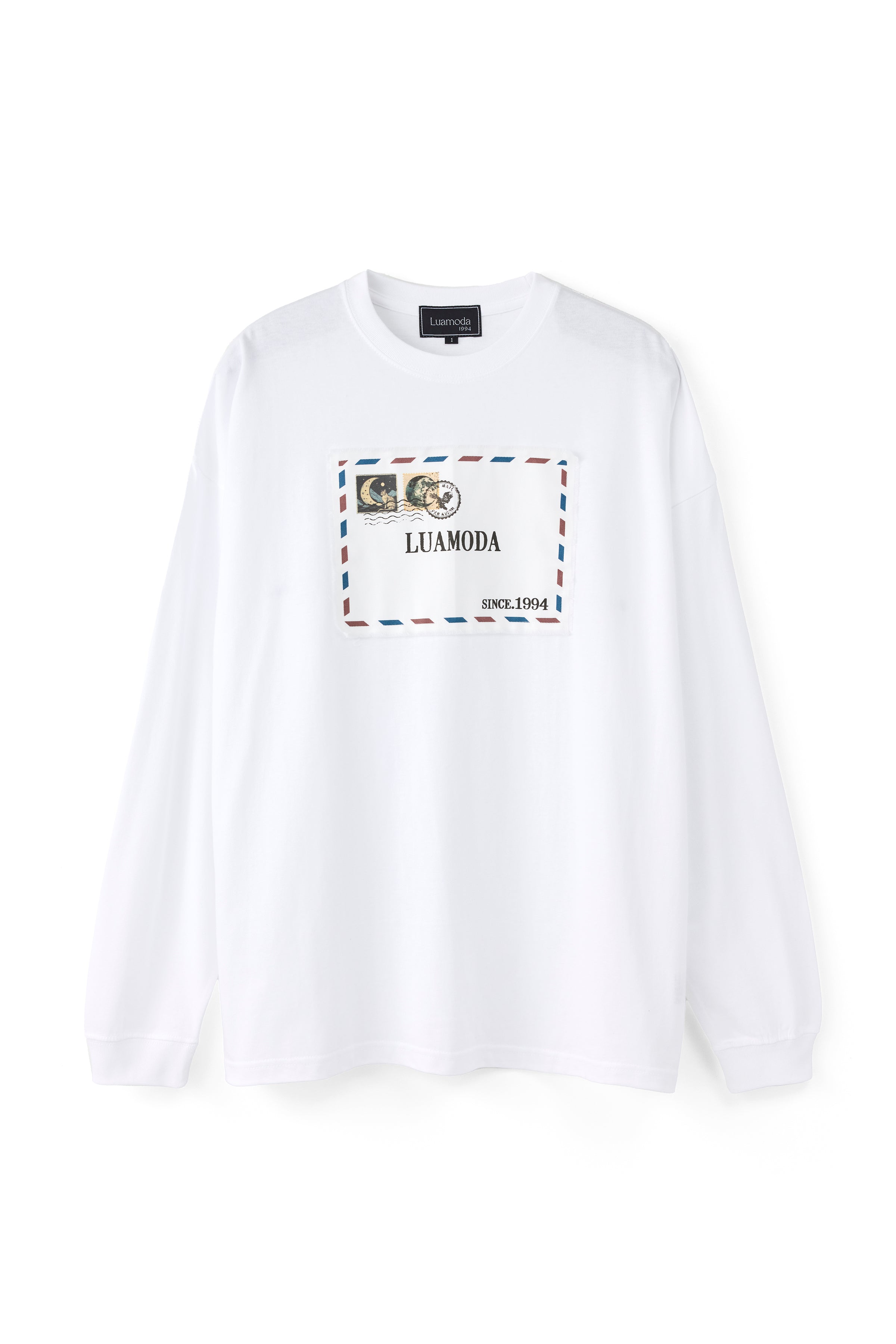 Letter L/S Tee（WHITE）