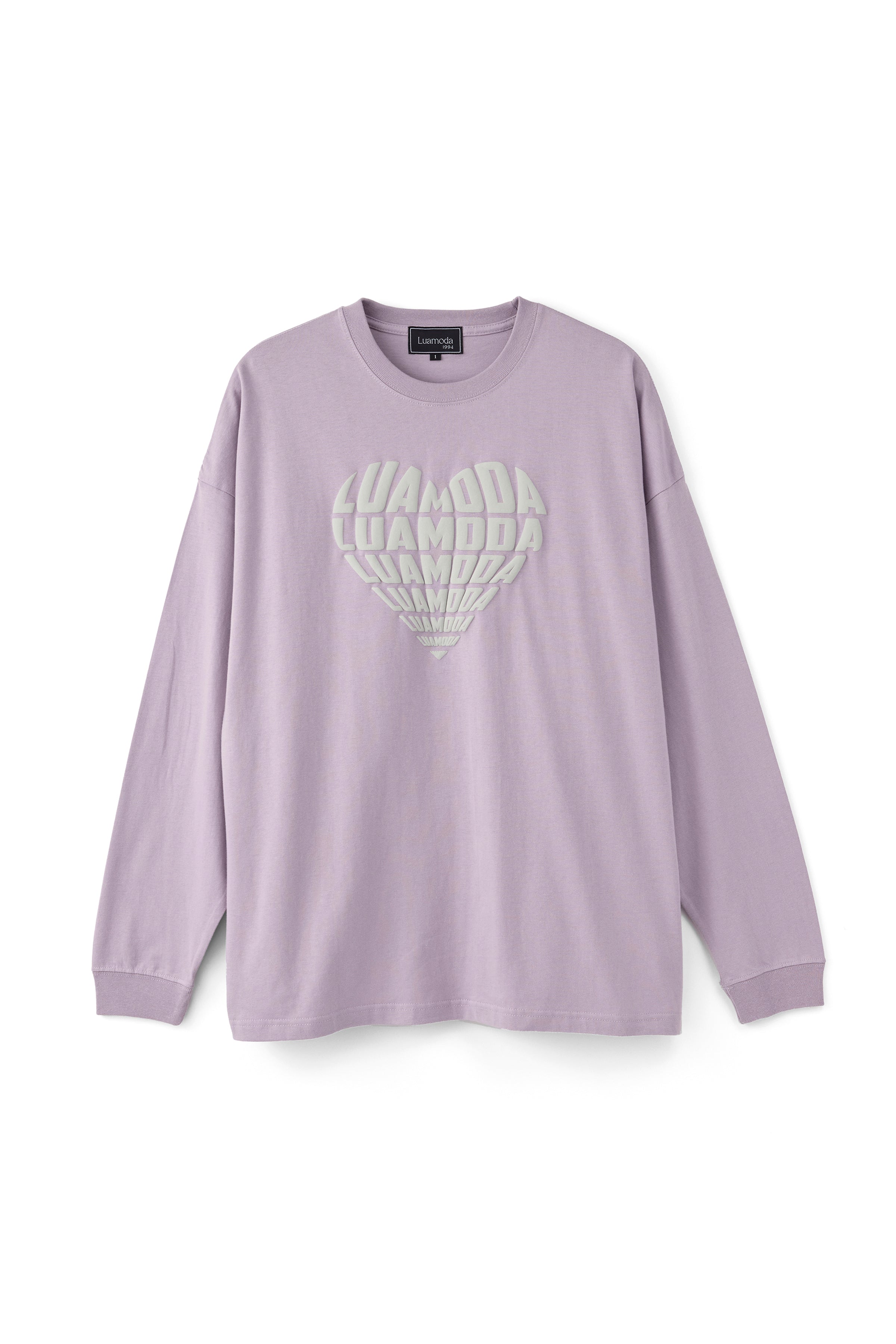 Heart Logo L/S Tee（LAVENDER）