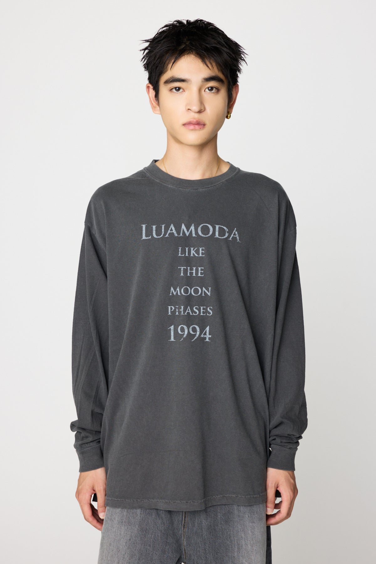 Logo L/S Tee（V.BLACK）
