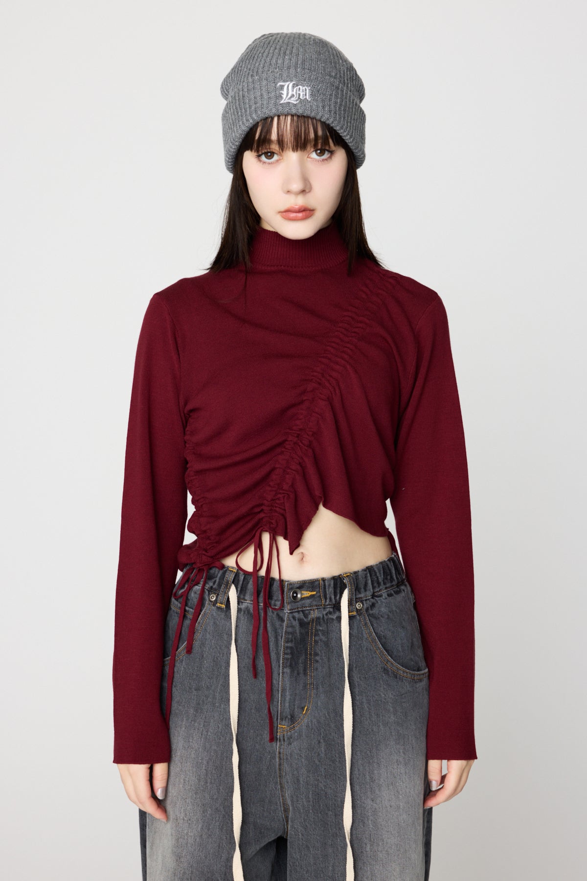 Drawstring Knit（W.RED）