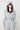 Double Line Cropped Hoodie（GRAY)