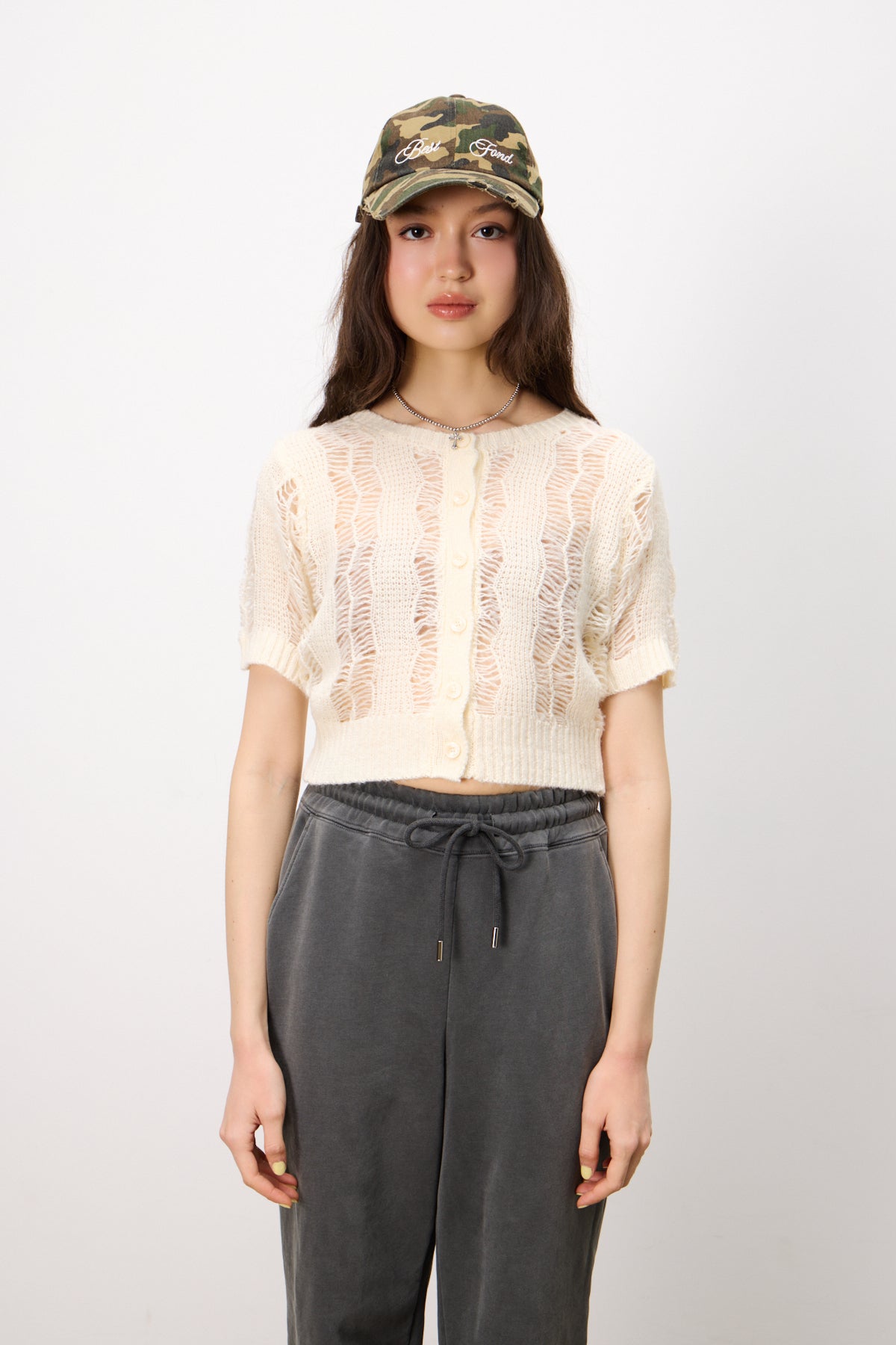 Fc Ivory Compact Compact Cardigan(IVORY) – Luamoda