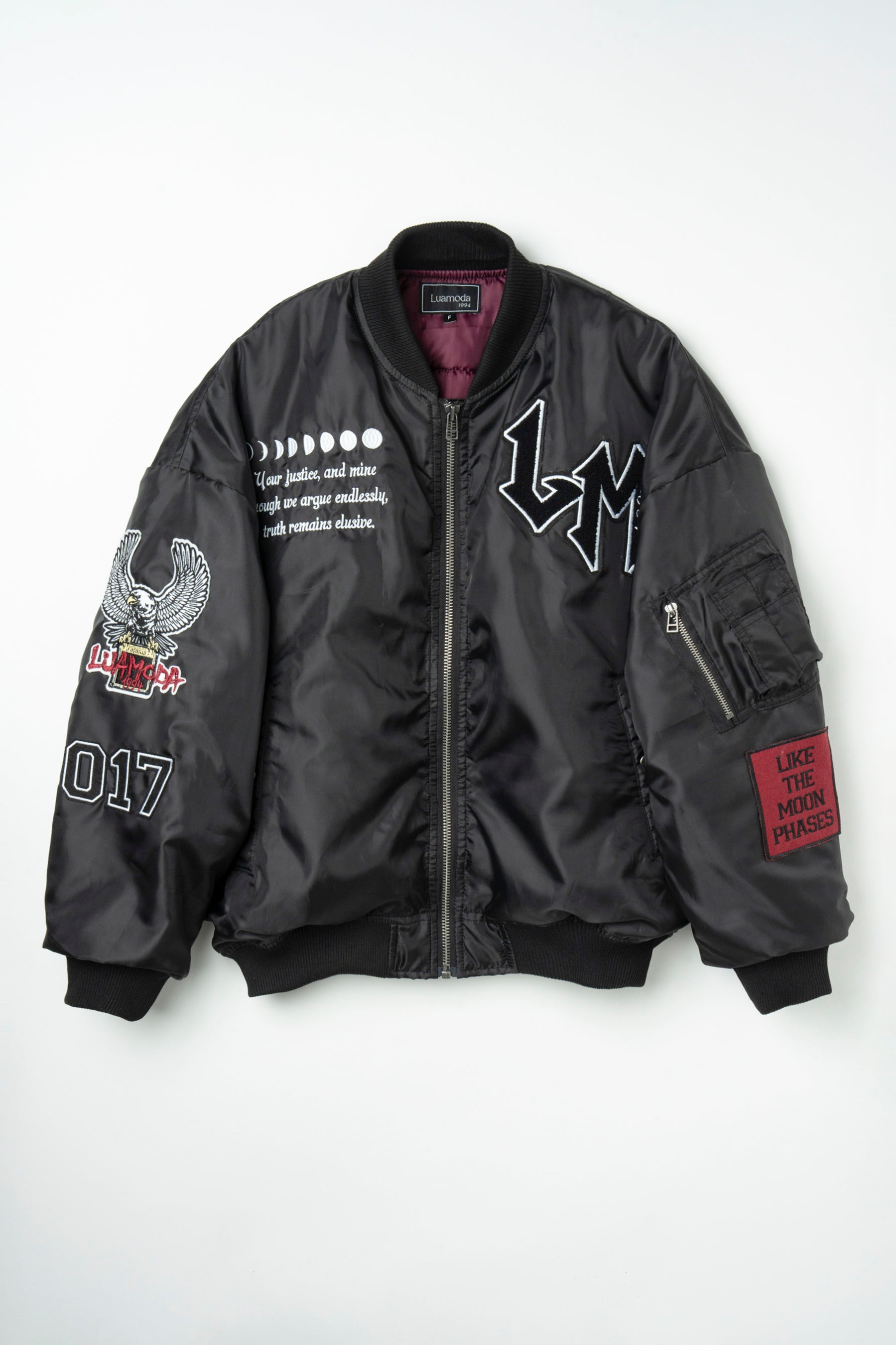 Eagle MA-1 Jacket（BLACK)