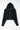 Double Line Cropped Hoodie（BLACK)