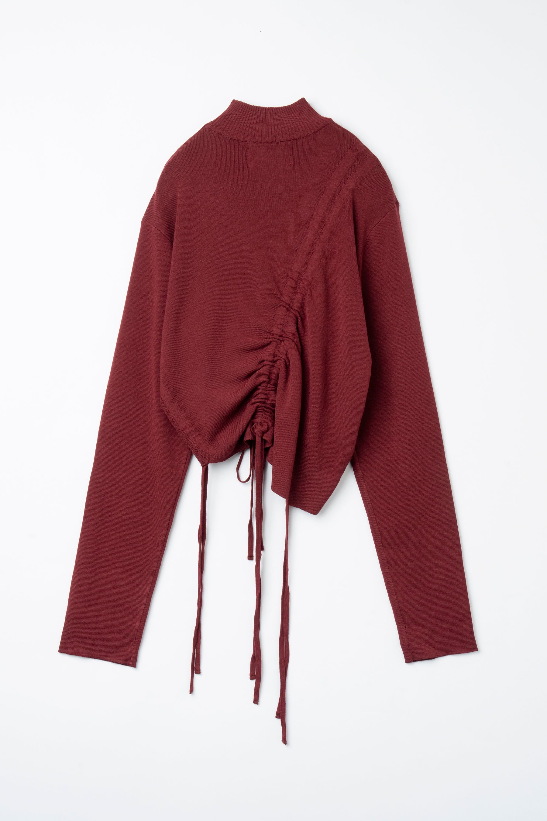 Red Drawstring Jacket Drawstring Knit(W.RED) – Luamoda