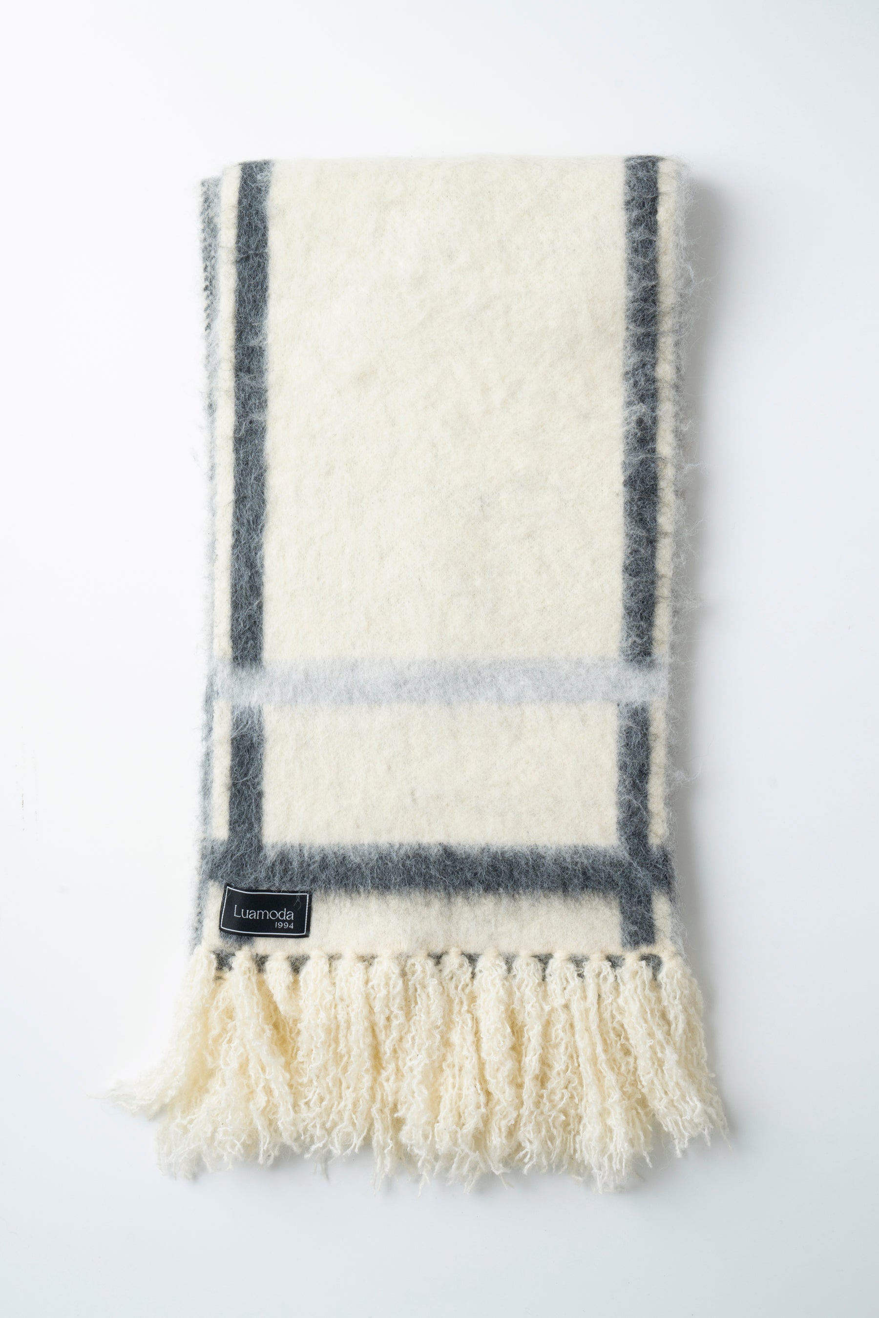 Wool Mixed Scarf (IVORY)
